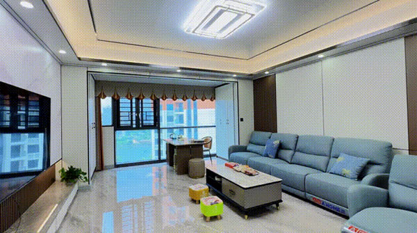 伊盾门窗·实景案例丨新家坚持装落地窗，完工后邻居惊呆了！